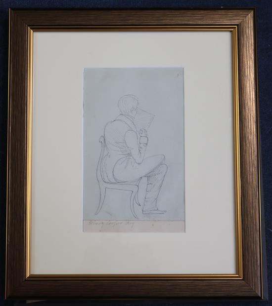 Sir David Wilkie (1785-1841) Studies of the Cooper Keys Family who were great friends of the artist, 7.5 x 3.5in. approx.